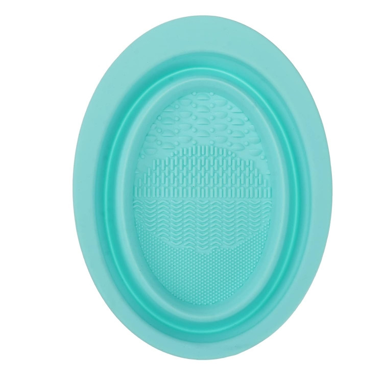 Ванночка для миття пензликів макіяжу складна (салатова) Вінниця - фото 1