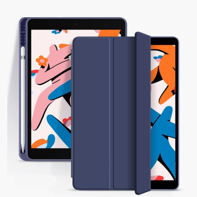 Чехол для планшета BeCover Tri Fold Soft TPU mount Apple Pencil Apple iPad Air 5 (2022) 10.9" Deep Blue (708454) Винница - изображение 2