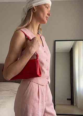 Жіночий стильний літній костюм льон Барбі, 42/44 Одеса