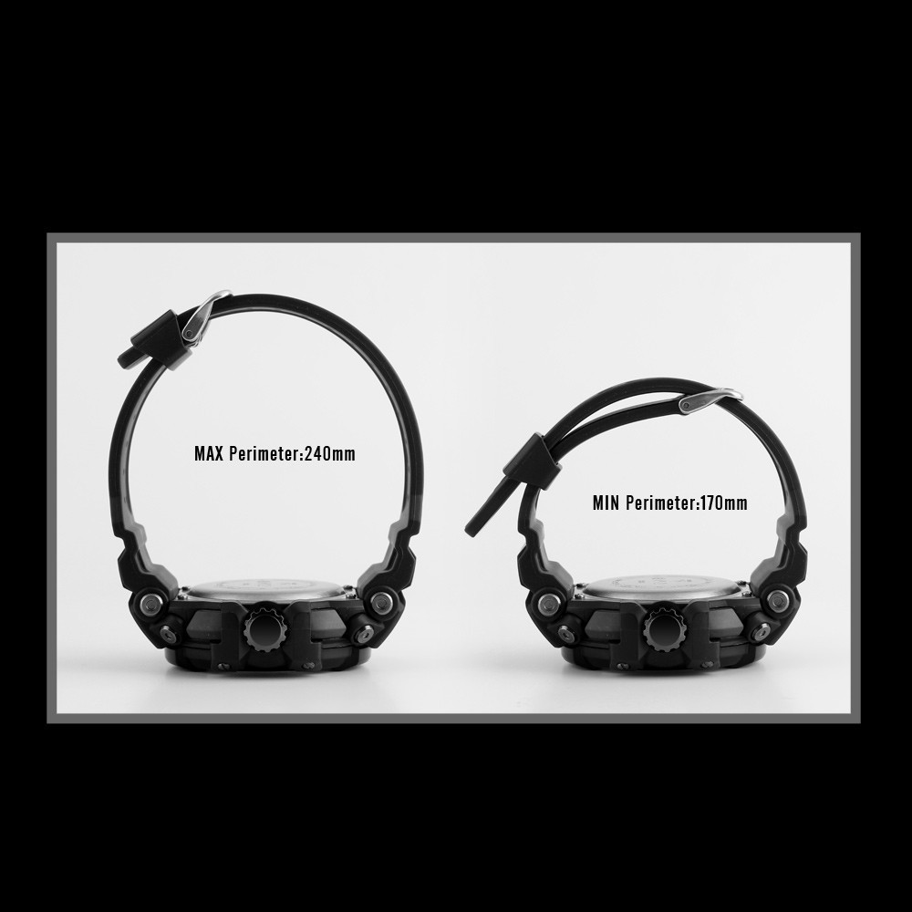 Мужские наручные часы Skmei 1343 Halk Черный Винница - изображение 10