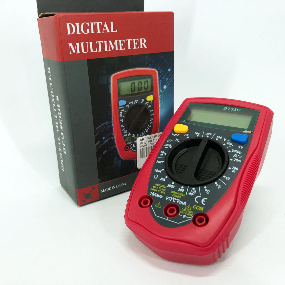 Качественный мультиметр 33 C DT DIGITAL, Универсальный мультиметр для электроники OM-85 Львов - изображение 1