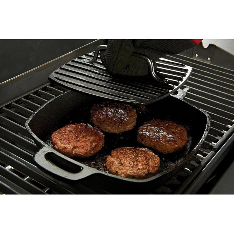 Чавунна сковорода-гриль 24 см. Broil King 91658 Код: 003350 Ровно - изображение 11