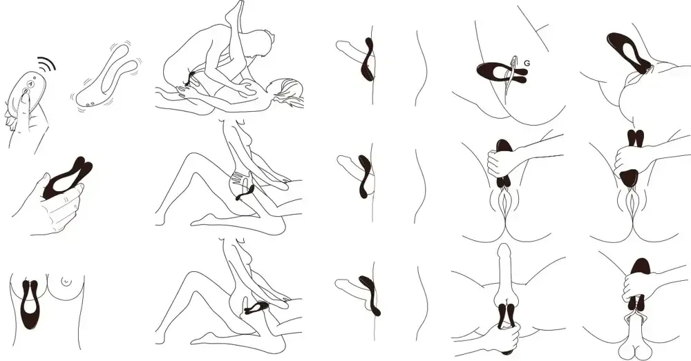 Вибратор для пара Doppio 2.0 (фиолет.) Sex Aura Киев - изображение 6