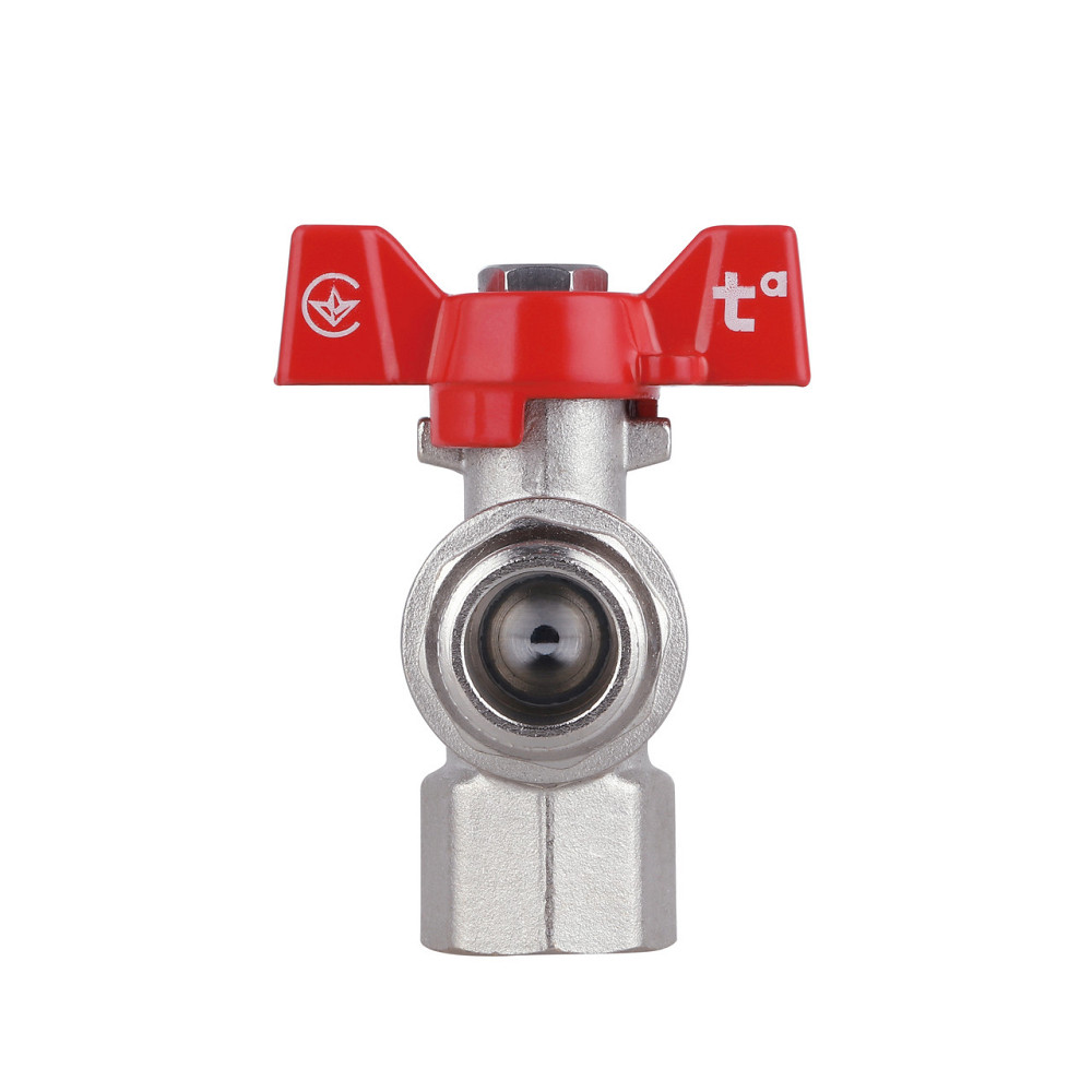 Кран кульовий Thermo Alliance Forte 1/2" ВН для води кутовий (метелик) SF267W15 Київ - фото 14