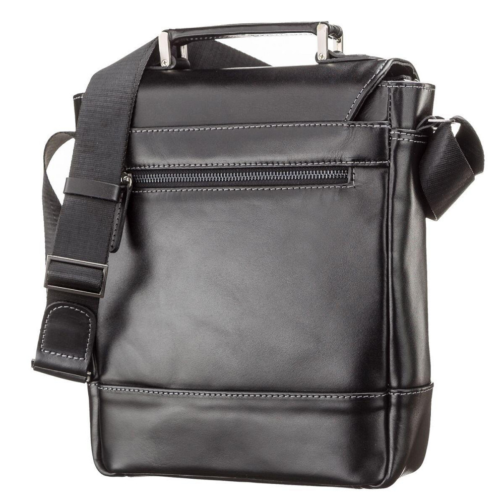 Сумка мужская SHVIGEL 11118 кожаная Черная Киев - изображение 2