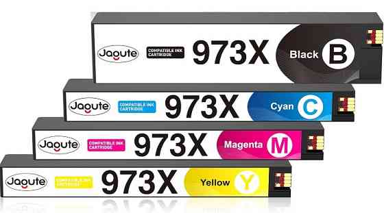 Комплект картриджей Jagute 973X и HP 973X 973 XL чернильные картриджи для принтера HP PageWide 477dwt 477dw 452dwt 452dw MFP 552dw Днепр