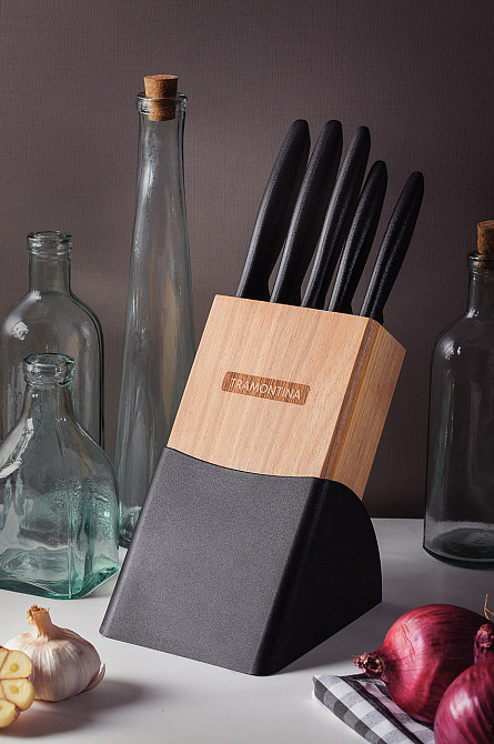 Набір ножів Tramontina Plenus black, 6 предметів (6820221) Київ - фото 5