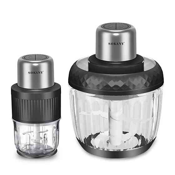 Чопер подрібнювач Sokany SKYM7032B 2в1 з чашами 0.5 і 1,5 літри 800 Вт Коломыя