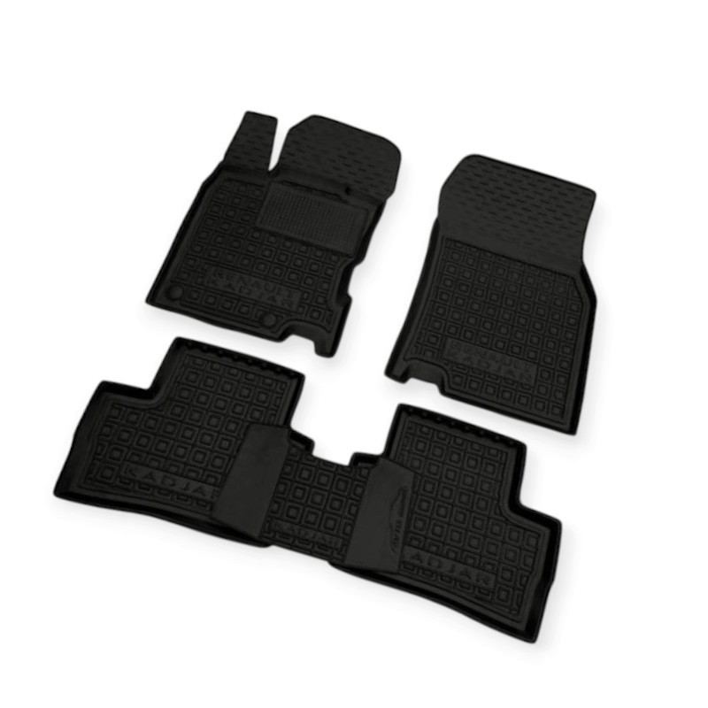 Коврики Рено kadjar 2015-2022 борт 2,5см, с перемычкой салона Мукачево - изображение 1