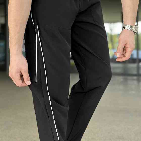 Весняні літні чоловічі чорні джогери із софту Pobedov Weekend Київ