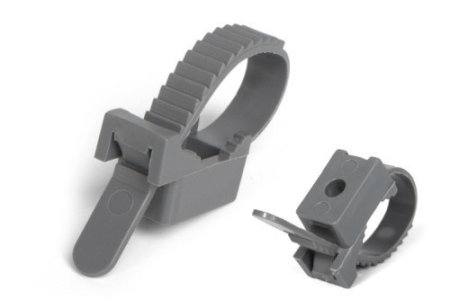 Крепеж ремешковый серый 10х120мм (пач 50шт) APRO Ровно - изображение 1