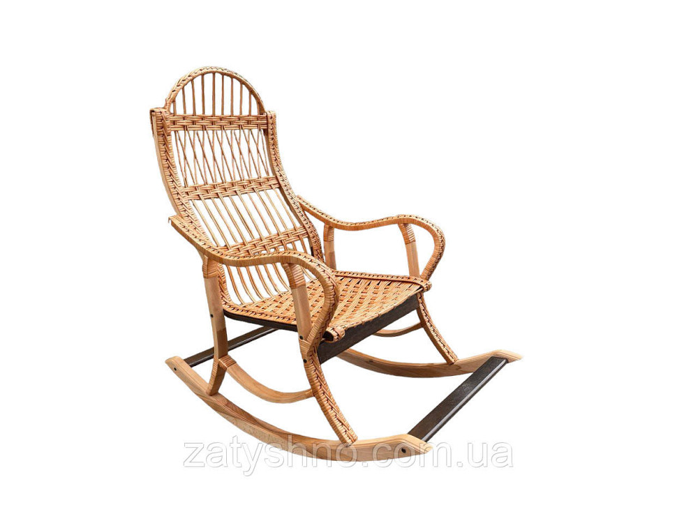 Крісло гойдалка з лози плетена Київ - фото 6