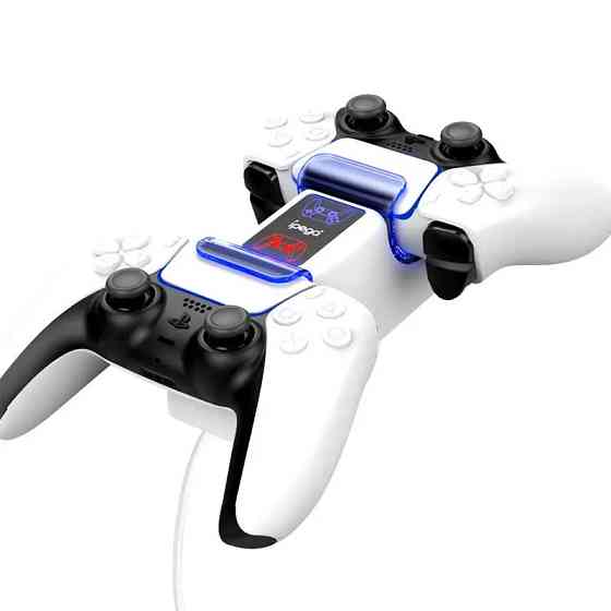 Зарядна станція для геймпадів iPega PG-P5003 DualSense PlayStation 5 (Білий) Николаев