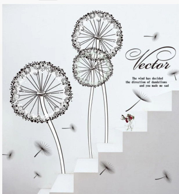 Наклейка интерьерная для декора Одуванчики Киев - изображение 6