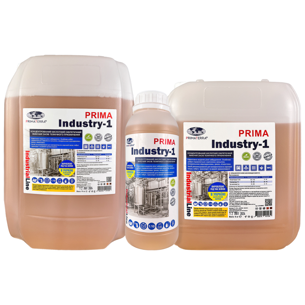 Для видалення вапняних відкладень, іржі, водного каменю. Концентрат Industry-1 (1.3кг) Павлоград - фото 4
