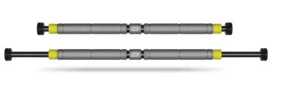 Турнік розсувний Hop-Sport HS-M050DP сіро-жовтий Київ