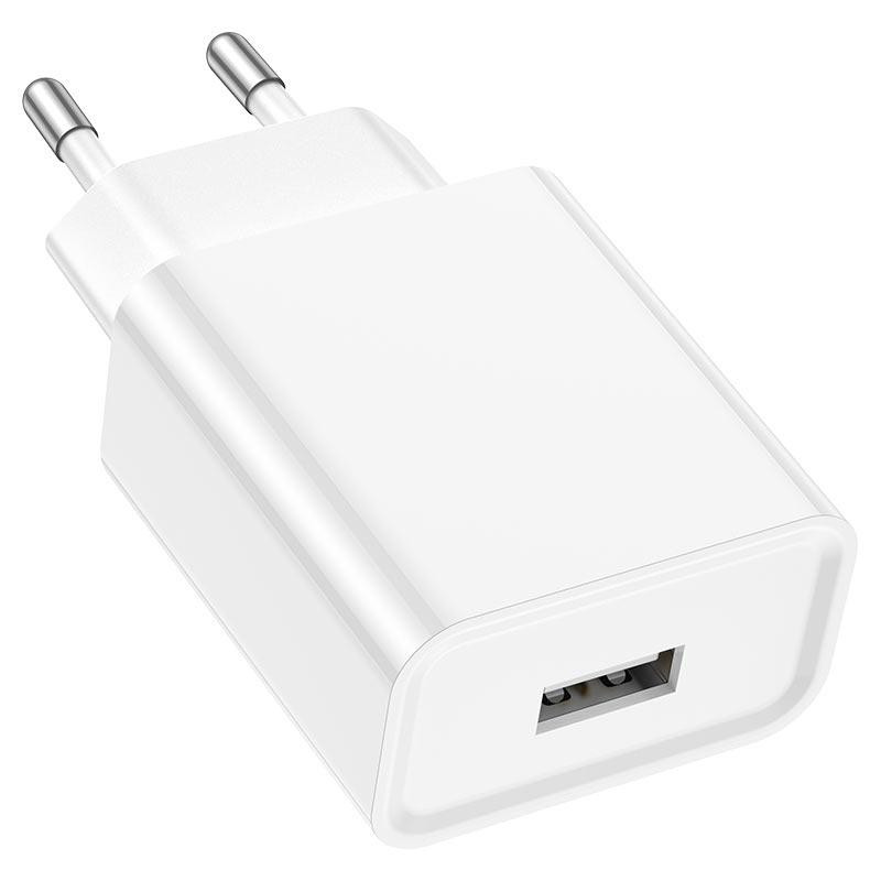 Сетевое зарядное устройство BOROFONE BA74A Aspirer single port charger, цвет белый BA74AW Одесса - изображение 3
