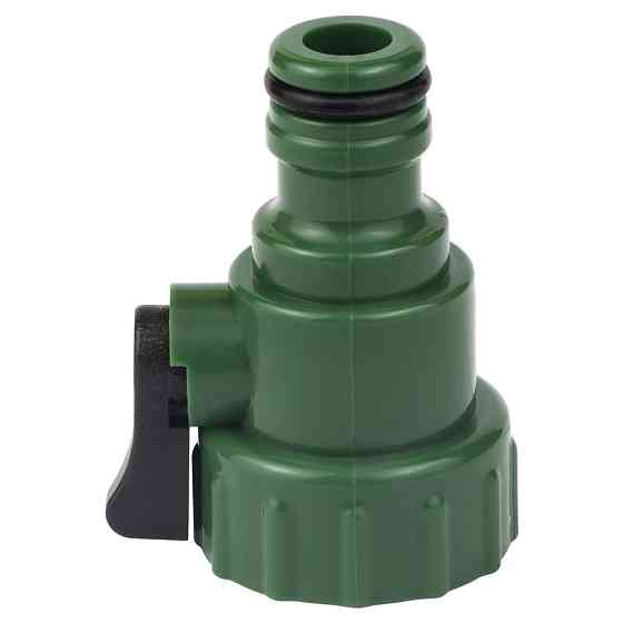 Кран запірний в/р 3⁄4" з адаптером на конектор 1⁄2" (ABS) GRAD (5016985) Київ