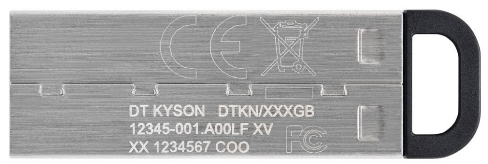 Flash Drives Kingston DataTraveler Kyson 256GB USB 3.2 (DTKN/256GB) Silver/Black (6622890) Київ - фото 4