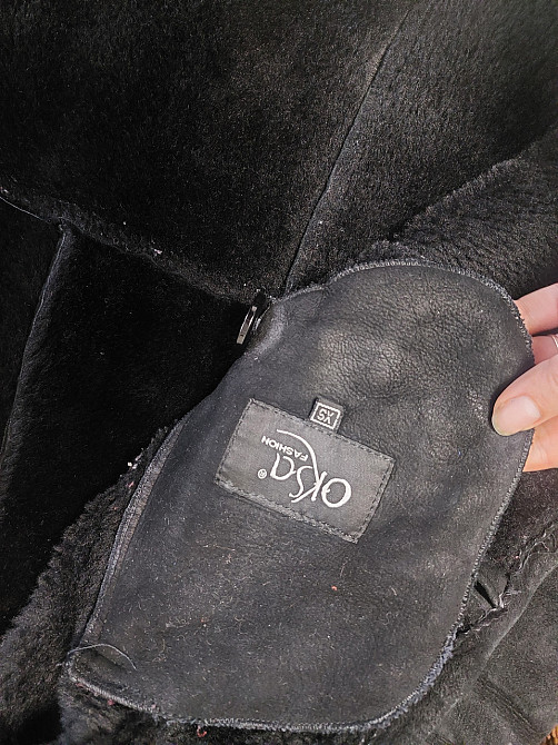 Дублянка жіноча натуральна Б/У 40-42 чорний Київ - фото 4