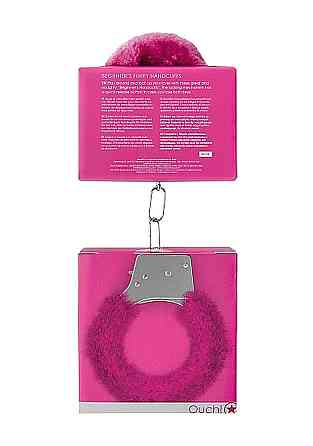 Наручники - Ouch! Beginner's Handcuffs Furry Pink Sex Aura Київ