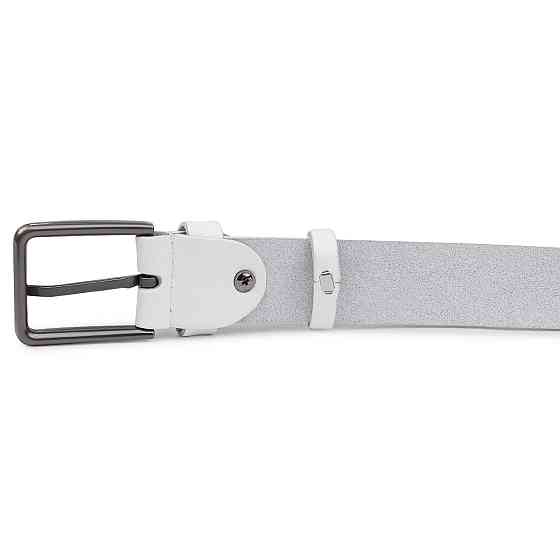 Універсальний ремінь з натуральної шкіри Vintage 20703 Білий Київ