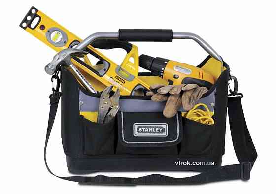 Сумка для інструмента "Basic Stanley Open Tote" відкрита; 4,7 x 27,7 x 25,1 см Одеса