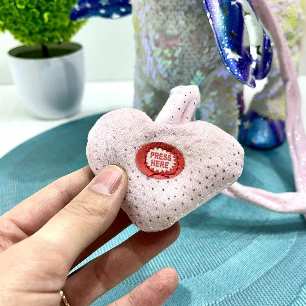 Іграшка м'яка інтерактивна Казкова конячка єдиноріг повідець звук світло Біла (M 6203 I UA) Чернигов - изображение 7