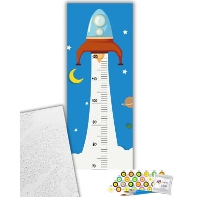 Картина по номерам ArtCraft Ростомір Космічна ракета 30х80 см (15129-AC) Вінниця - фото 2