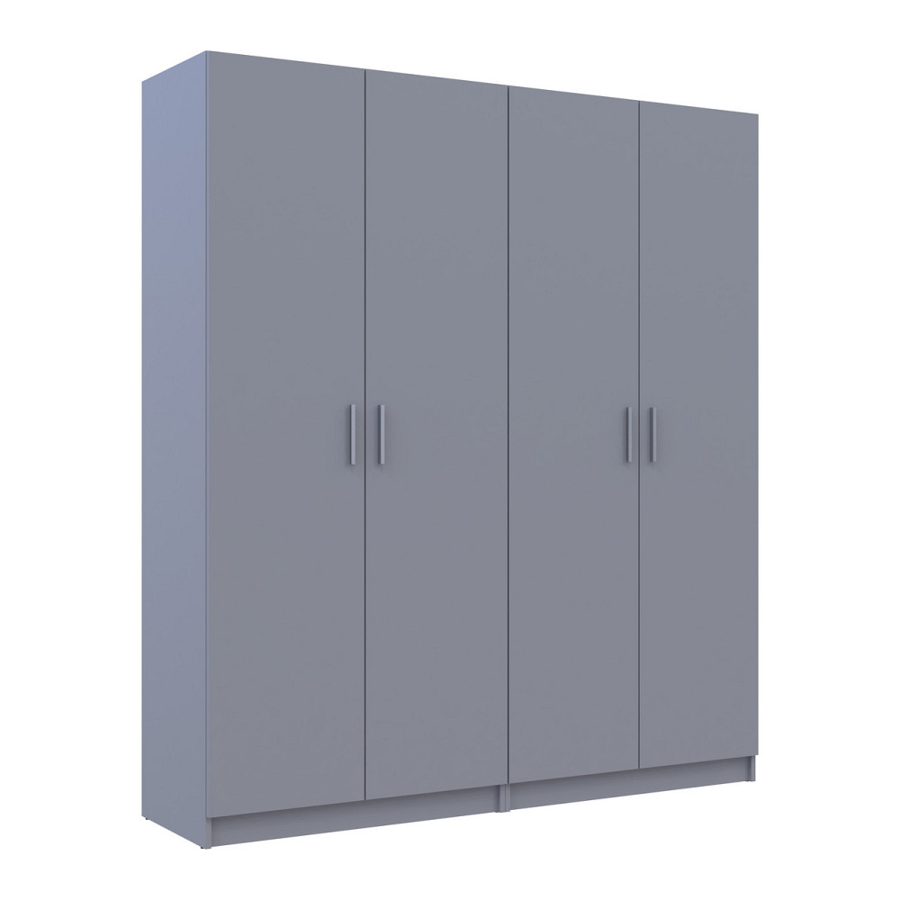 Комплект Doros Промо з полицями Сірий 2+2 ДСП 180х48х204 DRS-011627 (80737771) Дніпро - фото 6