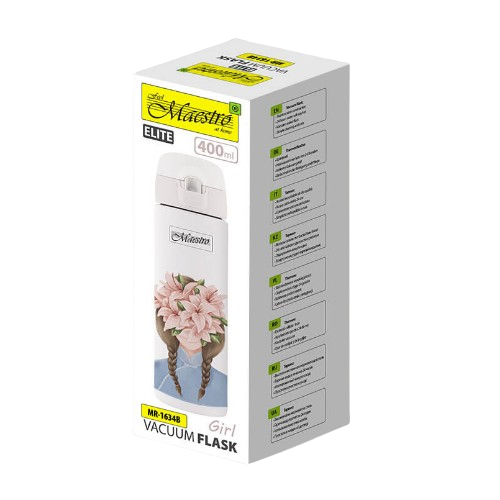 Термочашка 400мл Є носик для пиття нержавіюча сталь Maestro MR-1634-B Житомир - фото 4