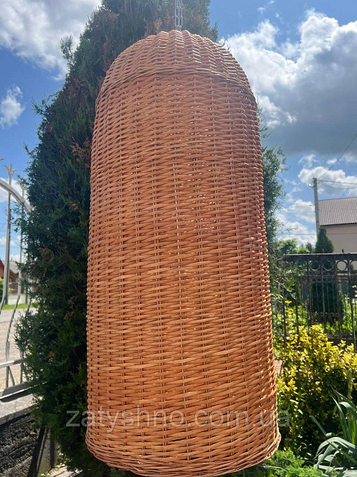 Абажурний бра плетеный  высокий Киев - изображение 4