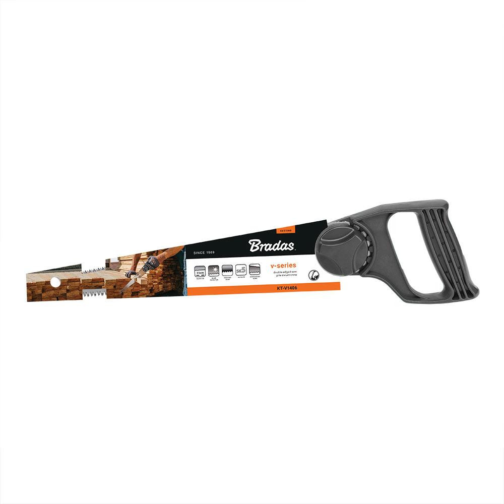 Пила ручная двусторонняя 31см, V-SERIES, KT-V1406 Киев - изображение 2