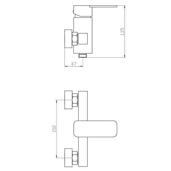 Душовий змішувач Mixxus Relax 003 MI6251 Харків