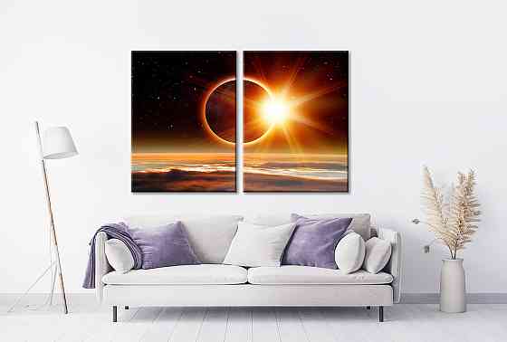 Модульная картина в гостиную / спальню Сонячне затемнення   TLV-2_148 Киев