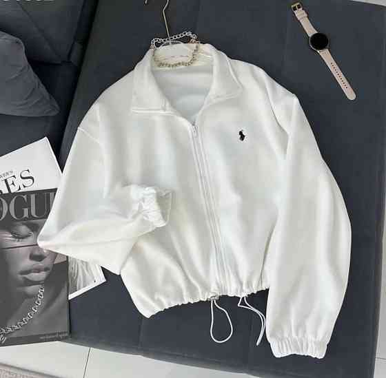 Жіночий теплий оверсайз худі на блискавці тринитка на флісі Одеса