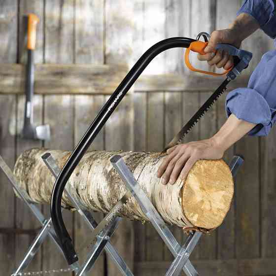 Ручна пила лучкова 54 см Fiskars "SW30" (1001621/124800) Загартована сталь Нововолинськ