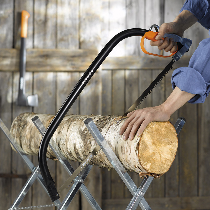 Ручна пила лучкова 54 см Fiskars "SW30" (1001621/124800) Загартована сталь Нововолинськ - фото 4