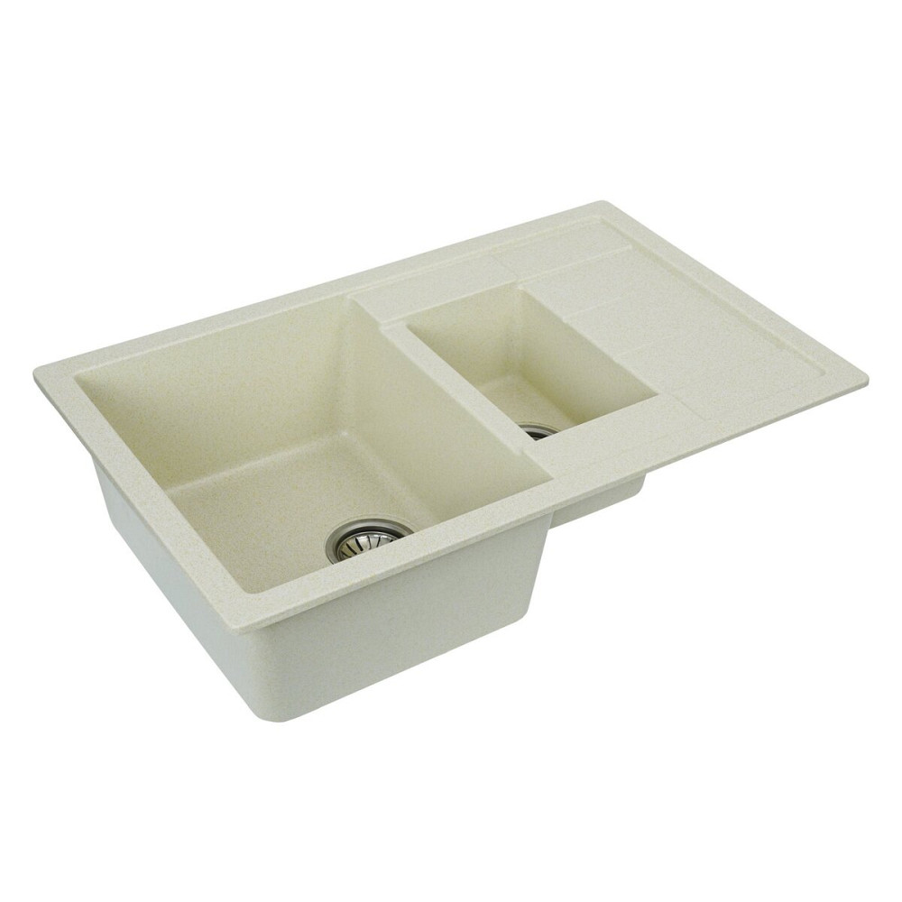 VALESO Гранітна мийка для кухні VALESO TOSKANA 7850W матова Пісок Коломия - фото 4