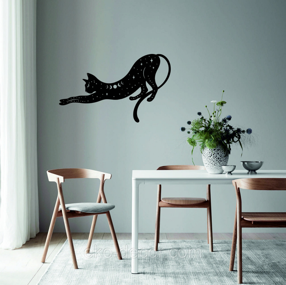 Декоративне настінне 3D Панно «Кіт» Декор на стіну з об'ємом Київ - фото 7