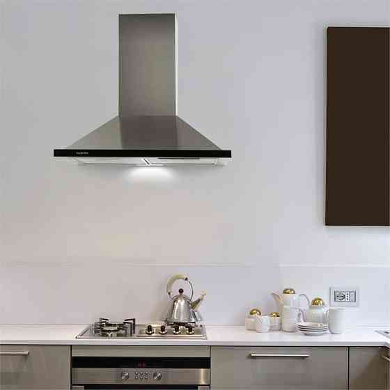 Монтажний комплект Kalahari Galina духовка + витяжка 68 л 350 м3/год чорна неіржавка сталь (Німеччина, читати Рівне