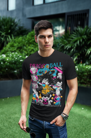 Футболка для мальчика аниме Аниме Манга Джапанесе Перфект оверсайз (рост от 165 до 180 ) Черний AnimeJ0728m Днепр