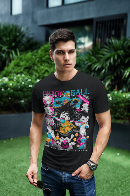 Футболка для хлопчика з аніме принтом Аніме Манга Джапанесе Перфект оверсайз (зріст від 165 до 180) Чорний AnimeJ0728m Дніпро - фото 5