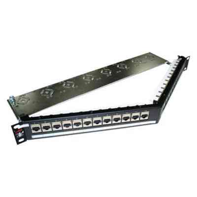 Патч-панель 19&quot; кутова 24xRJ-45 STP cat.6A, DG+, 1U Molex (PID-00218) Вінниця