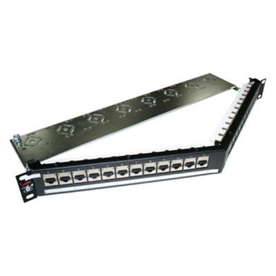 Патч-панель 19" угловая 24xRJ-45 STP cat.6A, DG+, 1U Molex (PID-00218) Винница - изображение 1
