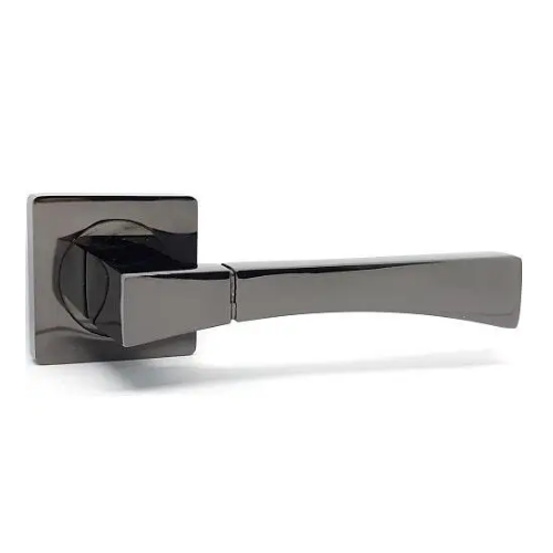 Ручка дверна на квадратній розетці HRoz-06.130 AL SN/CP KEDR Житомир