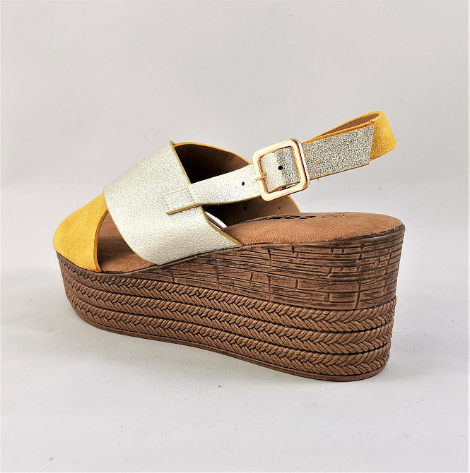 Жіночі Сандалії Босоніжки на Танкетці Платформа Літні (розміри: 38,39) Дніпро - фото 3