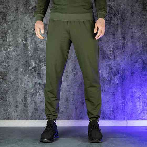 Чоловічі штани джогери з кишенями хакі Pobedov 95 Київ