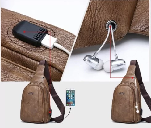 Рюкзак міський шкіряний через плече Fashion style 2019 (fs7932) Чорний Вінниця - фото 5