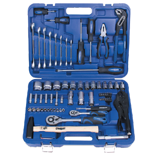 Набір ручного інструменту комбінований у кейсі 72 од. СТАНДАРТ ST-0072 Одеса